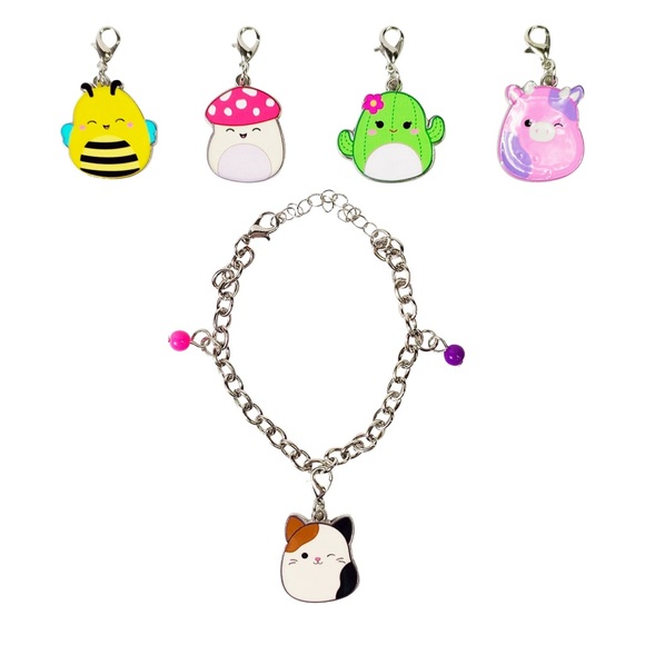 Squishmallows Add a Charm Interchangeable Bracelet Set NEW - Picture 1 of 12